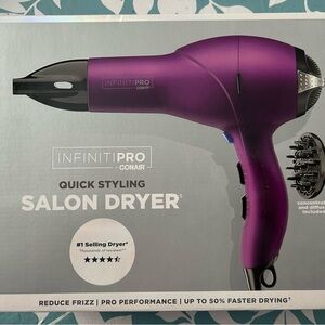 InfinitiPro Purple Salon Hair Dryer